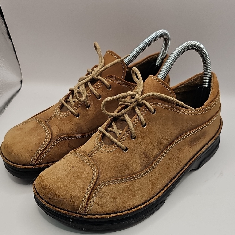 Footprints By Birkenstock Womens  Tan Leather Shoes Size 37